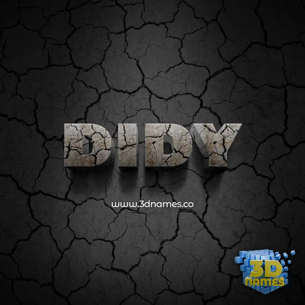 didy in Cracked Stone style - 3D name wallpaper didy in Cracked Stone style - 3D name wallpaper