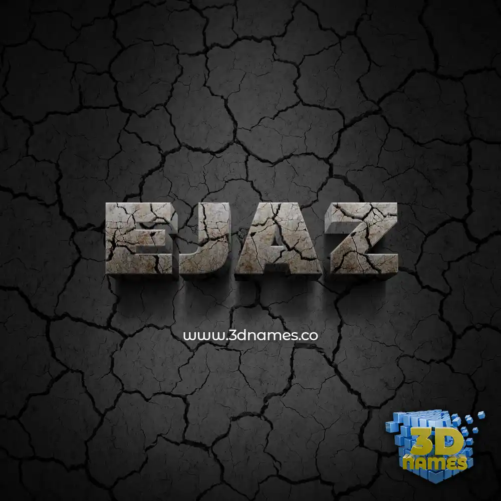 ejaz in Cracked Stone style - 3D name wallpaper ejaz in Cracked Stone style - 3D name wallpaper