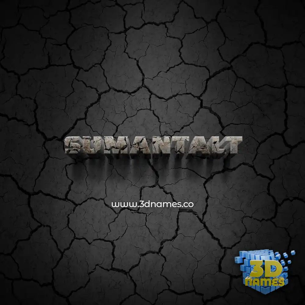 sumantalt in Cracked Stone style - 3D name wallpaper sumantalt in Cracked Stone style - 3D name wallpaper