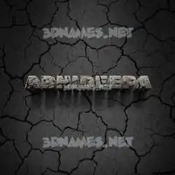 abhideepa in Cracked Stone style - 3D name wallpaper