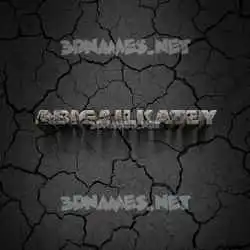 abigailkatey in Cracked Stone style - 3D name wallpaper