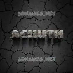 achuth in Cracked Stone style - 3D name wallpaper