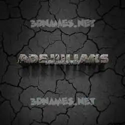 adejulians in Cracked Stone style - 3D name wallpaper