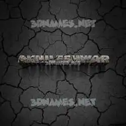 akhileshwar in Cracked Stone style - 3D name wallpaper
