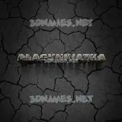 alagunivatha in Cracked Stone style - 3D name wallpaper