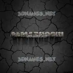 almazrooei in Cracked Stone style - 3D name wallpaper