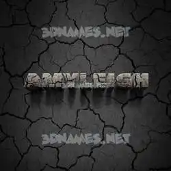 amyleigh in Cracked Stone style - 3D name wallpaper