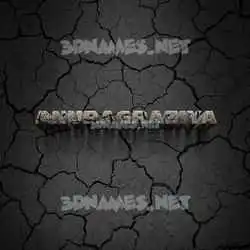anuragraziya in Cracked Stone style - 3D name wallpaper