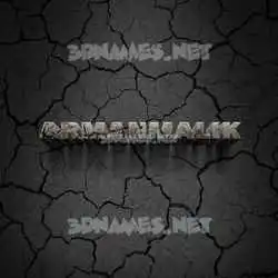 armanmalik in Cracked Stone style - 3D name wallpaper