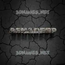 ashadeep in Cracked Stone style - 3D name wallpaper