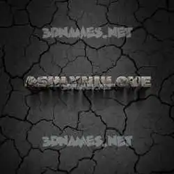 ashlynnlove in Cracked Stone style - 3D name wallpaper