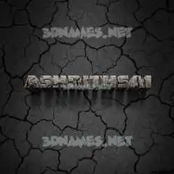 ashrithsai in Cracked Stone style - 3D name wallpaper