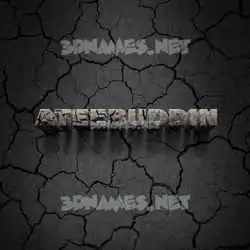 Save image by right clicking, or press and hold if on mobile device 3D Name Download
