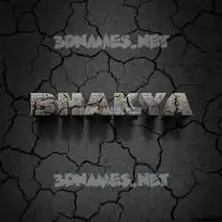 bhakya in Cracked Stone style - 3D name wallpaper