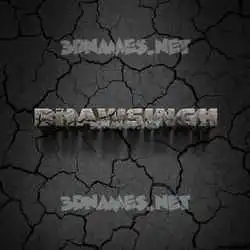 bhawsingh in Cracked Stone style - 3D name wallpaper