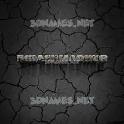 bikashmadhur in Cracked Stone style - 3D name wallpaper