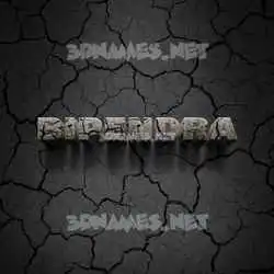 bipendra in Cracked Stone style - 3D name wallpaper