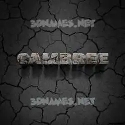 cambree in Cracked Stone style - 3D name wallpaper