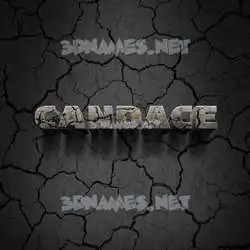candace in Cracked Stone style - 3D name wallpaper