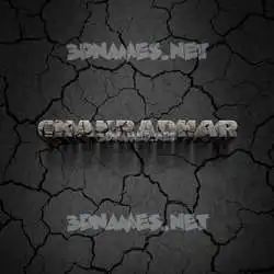 chakradhar in Cracked Stone style - 3D name wallpaper