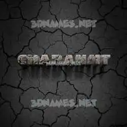 charanjit in Cracked Stone style - 3D name wallpaper