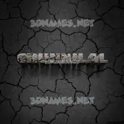chunnilal in Cracked Stone style - 3D name wallpaper