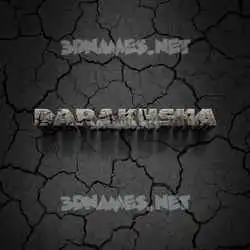darakhsha in Cracked Stone style - 3D name wallpaper