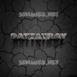 dattatray in Cracked Stone style - 3D name wallpaper