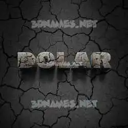 dolar in Cracked Stone style - 3D name wallpaper