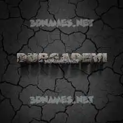 durgadevi in Cracked Stone style - 3D name wallpaper
