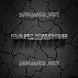 earlynoor in Cracked Stone style - 3D name wallpaper