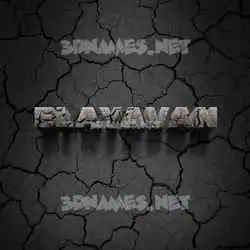 elayavan in Cracked Stone style - 3D name wallpaper