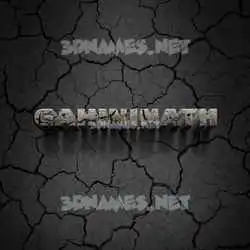 gahininath in Cracked Stone style - 3D name wallpaper