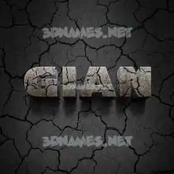 gian in Cracked Stone style - 3D name wallpaper