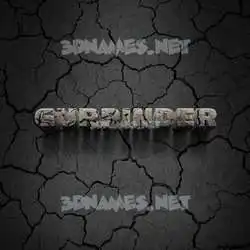 gurpinder in Cracked Stone style - 3D name wallpaper