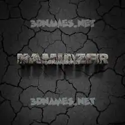hamidzfr in Cracked Stone style - 3D name wallpaper