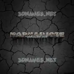 harharjote in Cracked Stone style - 3D name wallpaper