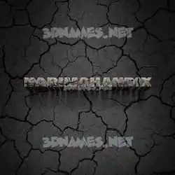 harimohandix in Cracked Stone style - 3D name wallpaper