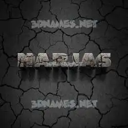 harjas in Cracked Stone style - 3D name wallpaper