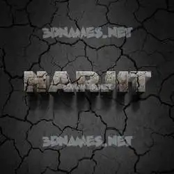 harjit in Cracked Stone style - 3D name wallpaper