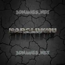 haroldkhu in Cracked Stone style - 3D name wallpaper