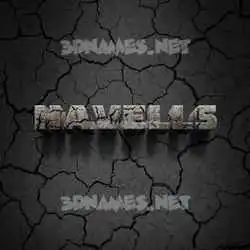 havells in Cracked Stone style - 3D name wallpaper