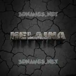 helaina in Cracked Stone style - 3D name wallpaper