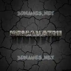 hemavathi in Cracked Stone style - 3D name wallpaper