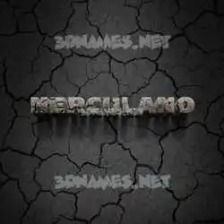 herculano in Cracked Stone style - 3D name wallpaper