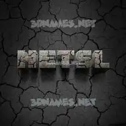 hetsl in Cracked Stone style - 3D name wallpaper
