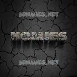 homies in Cracked Stone style - 3D name wallpaper