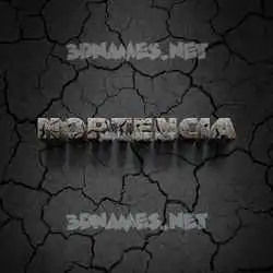 hortencia in Cracked Stone style - 3D name wallpaper