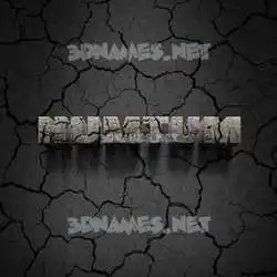 humtum in Cracked Stone style - 3D name wallpaper