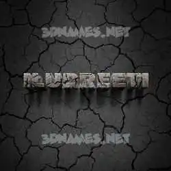 ilupreeti in Cracked Stone style - 3D name wallpaper